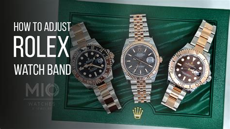 change rolex wrist band|adjusting rolex oysterflex watch band.